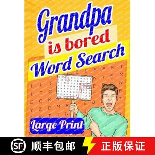 Word Print Grandpa Bored ... 预订 Adults Search for Books Large 9784663328930 Seniors