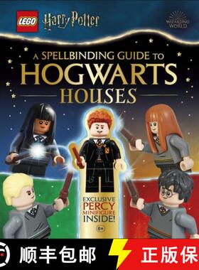 LEGO Harry Potter A Spellbinding Guide to Hogwarts Houses : With Exclusive Percy Weasley Minifigure [9780241544648]
