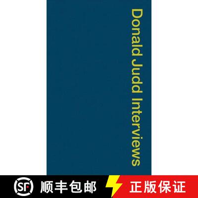 【3-4周达】Donald Judd Interviews [9781644230169]