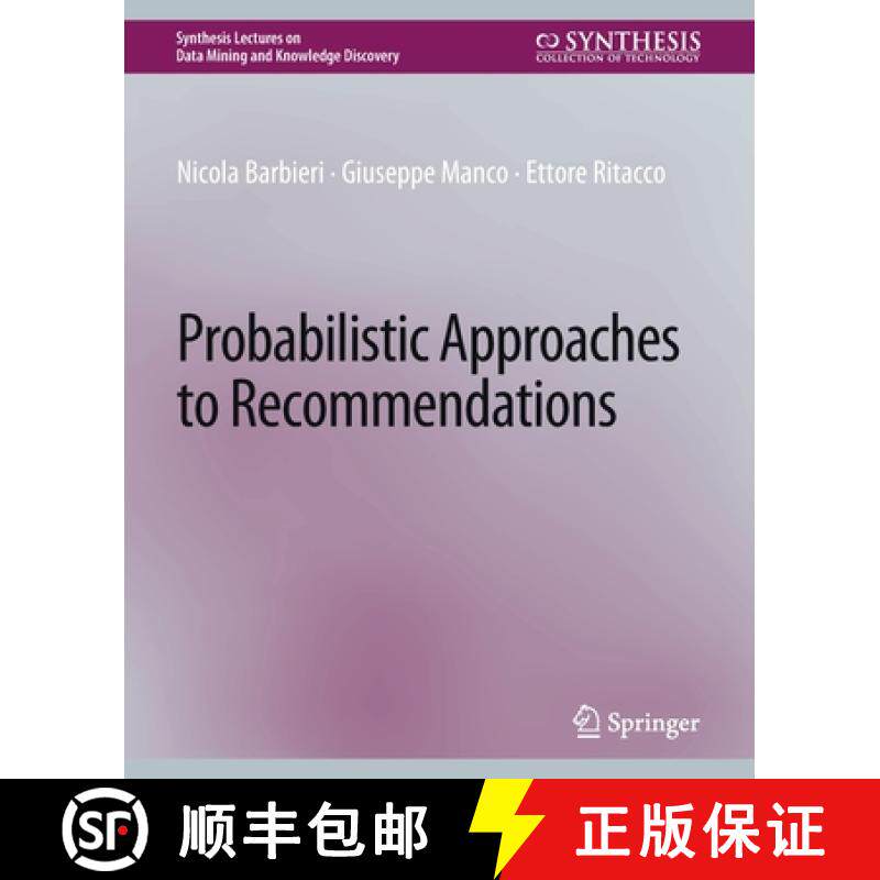 【3-4周达】Probabilistic Approaches to Recommendations [9783031007781]