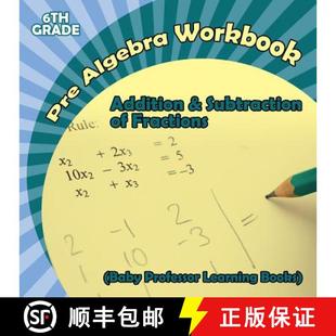 Algebra 4周達 6th Fractions Addition 9781682800454 Professor Learni... Workbook Grade Subtraction Pre Baby