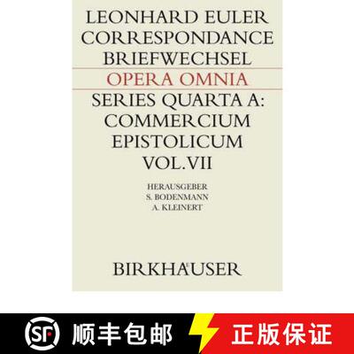 【3-4周达】精装 Correspondance De Leonhard Euler Avec L. Bertrand, Ch. Bonnet, J. Castillon, G. Crame... [9783764387433]