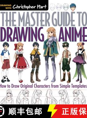 【3-4周达】Master Guide to Drawing Anime: How to Draw Original Characters from Simple Templates - A H... [9781936096862]