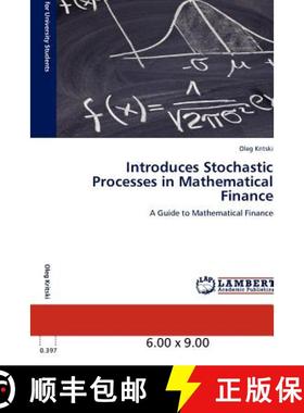 预订 Introduces Stochastic Processes in Mathematical Finance [9783848407194]