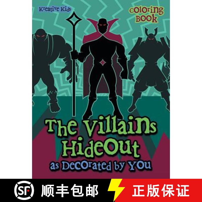【2-3周达】The Villains Hideout as Decorated by You Coloring Book [9781683773696]