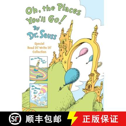 【3-4周达】Oh, the Places You'll Go! the Read It! Write It! 2-Book Boxed Set Collection: Dr. Seuss's ... [9780553538724]