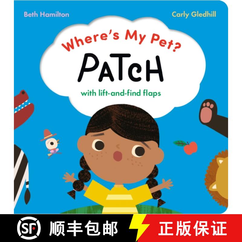 【3-4周达】Where's My Pet? Patch: With lift-and-find flaps[9781838915667]
