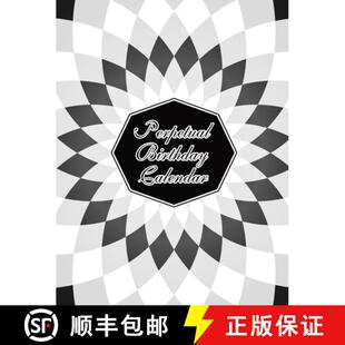 Perpetual 9781953987419 Dai... Illusion 4周达 Themed Calendar Birthday Book Geometric Hardbound Optical