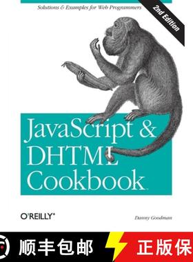 预订 JavaScript & DHTML Cookbook: Solutions & Examples for Web Programmers [9780596514082]