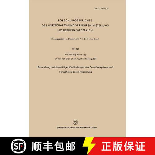 【3-4周达】Darstellung reaktionsfähiger Verbindungen des Camphansystems und Versuche zu deren Fluori... [9783663035725]