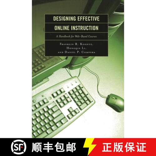 【3-4周达】精装 Designing Effective Online Instruction: A Handbook for Web-Based Courses [9781578863860]