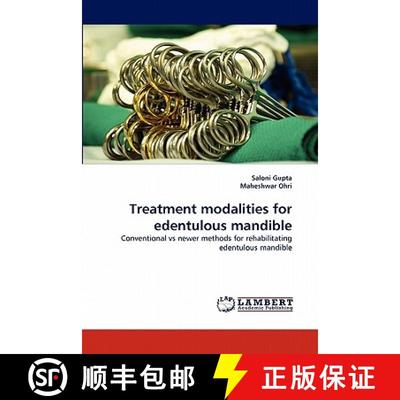 预订 Treatment modalities for edentulous mandible [9783844318401]
