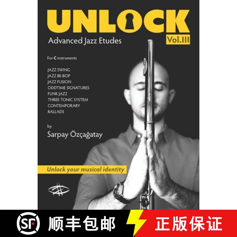 【3-4周达】Unlock: Jazz Etudes [9780692923368]