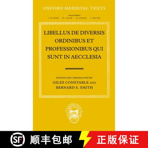 【3-4周达】精装 Libellus de Diversis Ordinibus et Professionibus qui Sunt in Aecclesia [9780198222187]