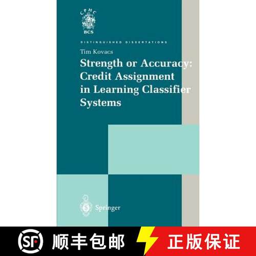 【3-4周达】Strength or Accuracy: Credit Assignment in Learning Classifier Systems [9781852337704]