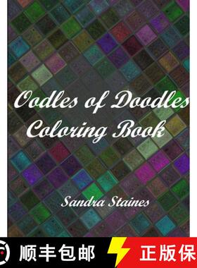 【3-4周达】Oodles of Doodles Coloring Book [9781329577411]