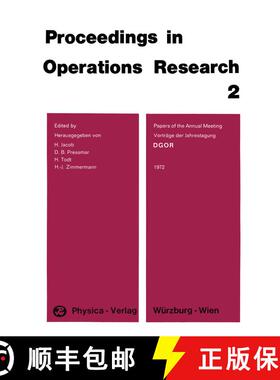 【3-4周达】Vorträge der Jahrestagung 1972 DGOR / Papers of the Annual Meeting 1972 [9783790801248]