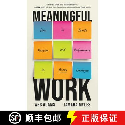 【3-4周达】Meaningful Work : How to Ignite Passion and Performance in Every Employee [9781541704534]