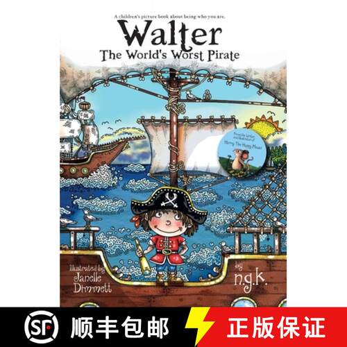 【3-4周达】精装 Walter The World's Worst Pirate (Hardback): From the bestselling author of Harry The ... [9781916081161]