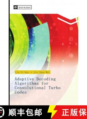 预订 Adaptive Decoding Algorithms for Convolutional Turbo Codes [9783330820722]