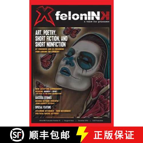 【3-4周达】XfelonINK - Inaugural Issue: a voice for prisoners [9780692600757]