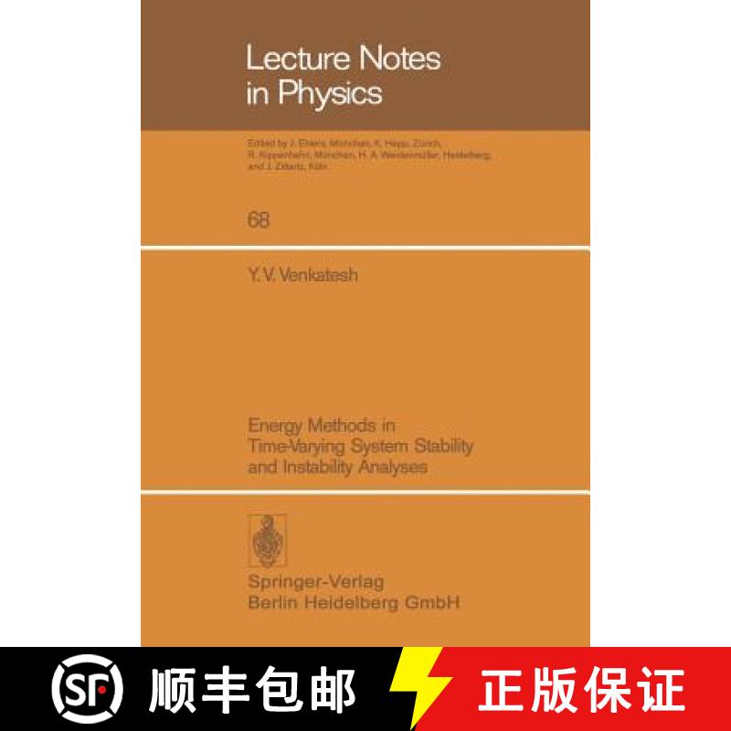 【3-4周达】Energy Methods in Time-Varying System Stability and Instability Analyses [9783540084303]