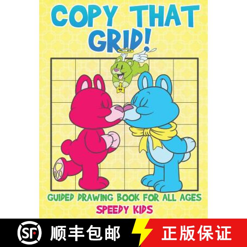 【3-4周达】Copy That Grid! Guided Drawing Book for All Ages [9781541933798]