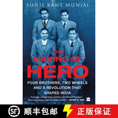 【3-4周达】精装 The Making of Hero: Four Brothers, Two Wheels and a Revolution that Shaped India [9789353026776]