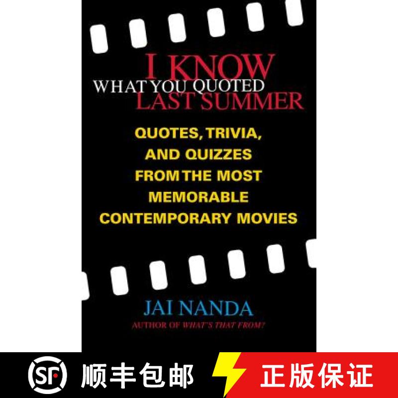 【3-4周达】I Know What You Quoted Last Summer: Quotes, Trivia and Quizzes from the Most Memorable Con... [9780312281748]