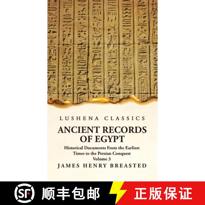 【2-3周达】Ancient Records of Egypt Historical Documents From the Earliest Times to the Persian Conqu... [9781639236541]