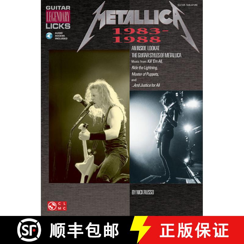 【3-4周达】Metallica - Legendary Licks 1983-1988 [With Split-Channel CD] [9781575602813]