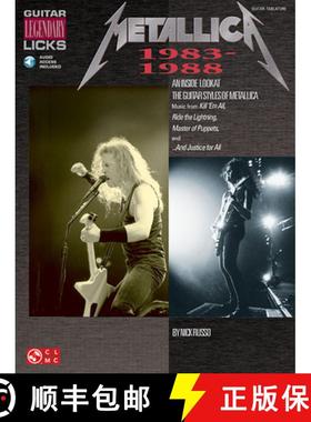 预订 Metallica - Legendary Licks 1983-1988 [With Split-Channel CD] [9781575602813]