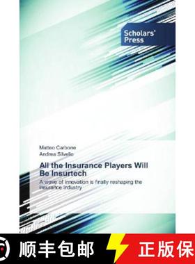 预订 All the Insurance Players Will Be Insurtech [9786202304191]