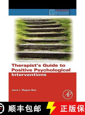 【3-4周达】Therapist's Guide to Positive Psychological Interventions [9780123745170]