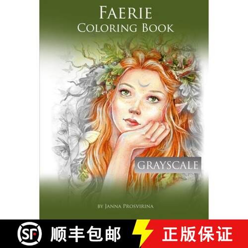 【3-4周达】Faerie Coloring Book: Grayscale [9780244729462]