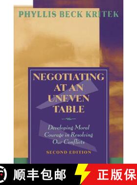 【3-4周达】Negotiating At An Uneven Table: Developing Moral Courage In Resolving Our Conflicts (2Nd E... [9780787959371]