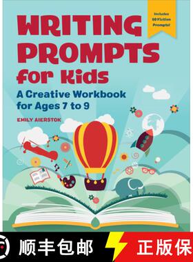 预订 Writing Prompts for Kids: A Creative Workbook for Ages 7 to 9 [9781685395711]