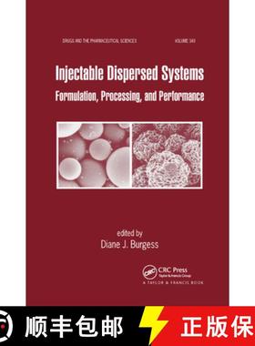 【3-4周达】Injectable Dispersed Systems : Formulation, Processing, and Performance [9780367392826]