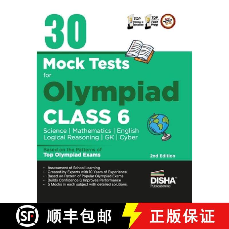 【3-4周达】30 Mock Test Series for Olympiads Class 6 Science, Mathematics, English, Logical Reasoning... [9789395985307]