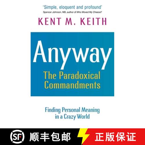 【3-4周达】Anyway: Finding Personal Meaning in a Crazy World [9781529303308]