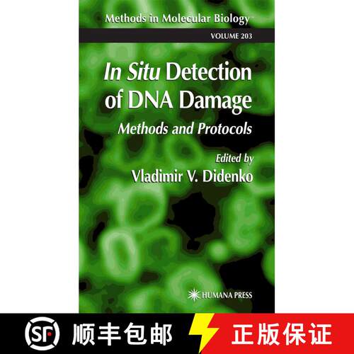 【3-4周达】精装 In Situ Detection of DNA Damage: Methods and Protocols [9780896039520]