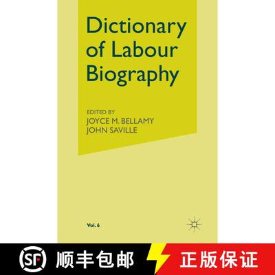 【3-4周达】Dictionary of Labour Biography : Volume VI [9780333240953]