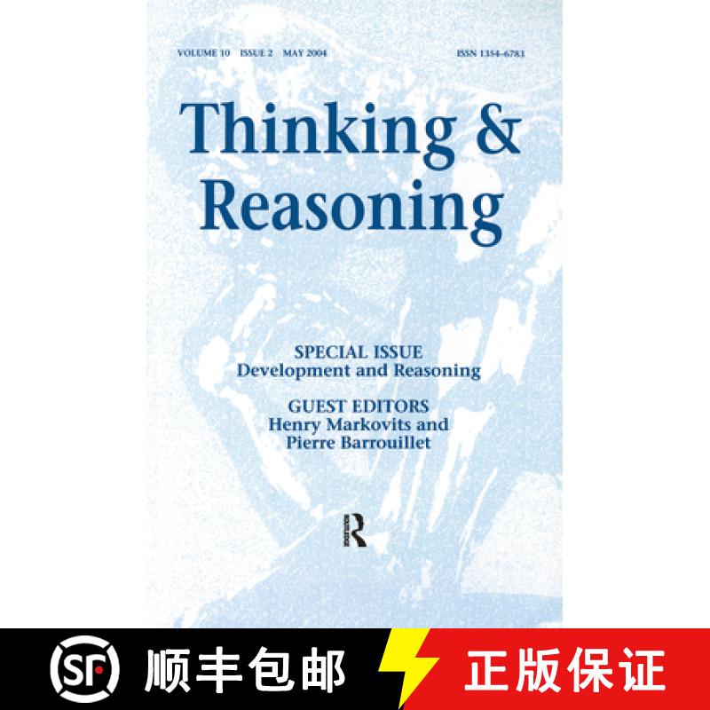 【3-4周达】Development and Reasoning: A Special Issue of Thinking and Reasoning [9781841699790]