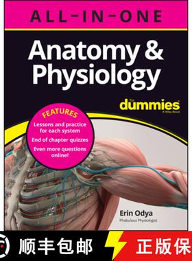 【3-4周达】Anatomy & Physiology All-in-One For Dummies (+ Cha pter Quizzes Online) [9781394153657]