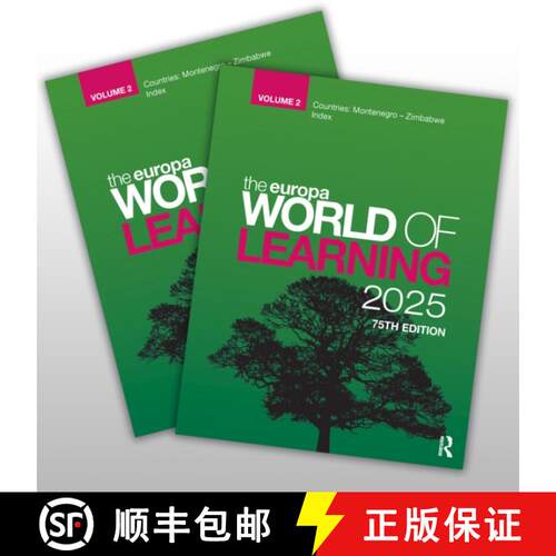 【3-4周达】精装 The Europa World of Learning 2025 [9781032788784]