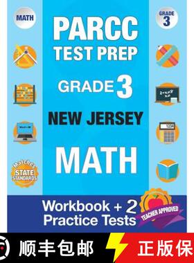 【3-4周达】PARCC Test Prep Grade 3 NEW JERSEY Math [9781948255134]