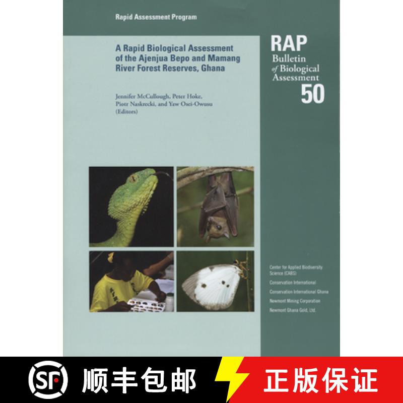 预订 A Rapid Biological Assessment of the Konashen Community Owned Conservation Area, Southern Guyana... [9781934151242]