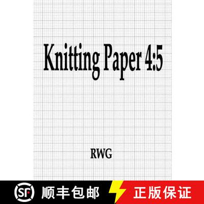 【3-4周达】Knitting Paper 4: 5: 50 Pages 8.5 X 11 [9780359661008]