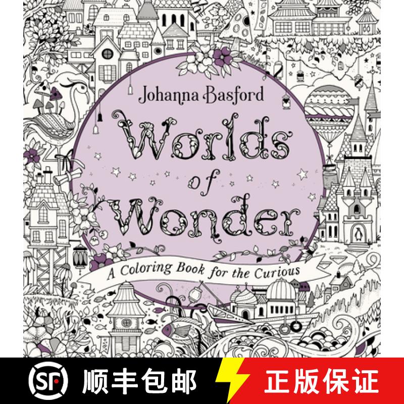 【3-4周达】Worlds of Wonder: A Coloring Book for the Curious [9780143136064]