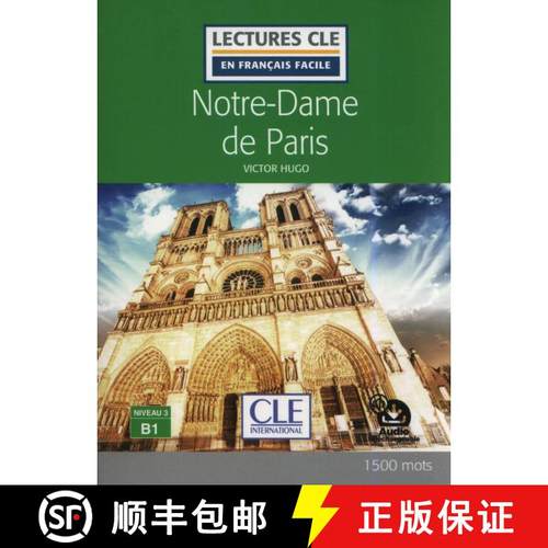 【3-4周达】Notre-Dame de Paris - Livre + audio-online [9782090317305]